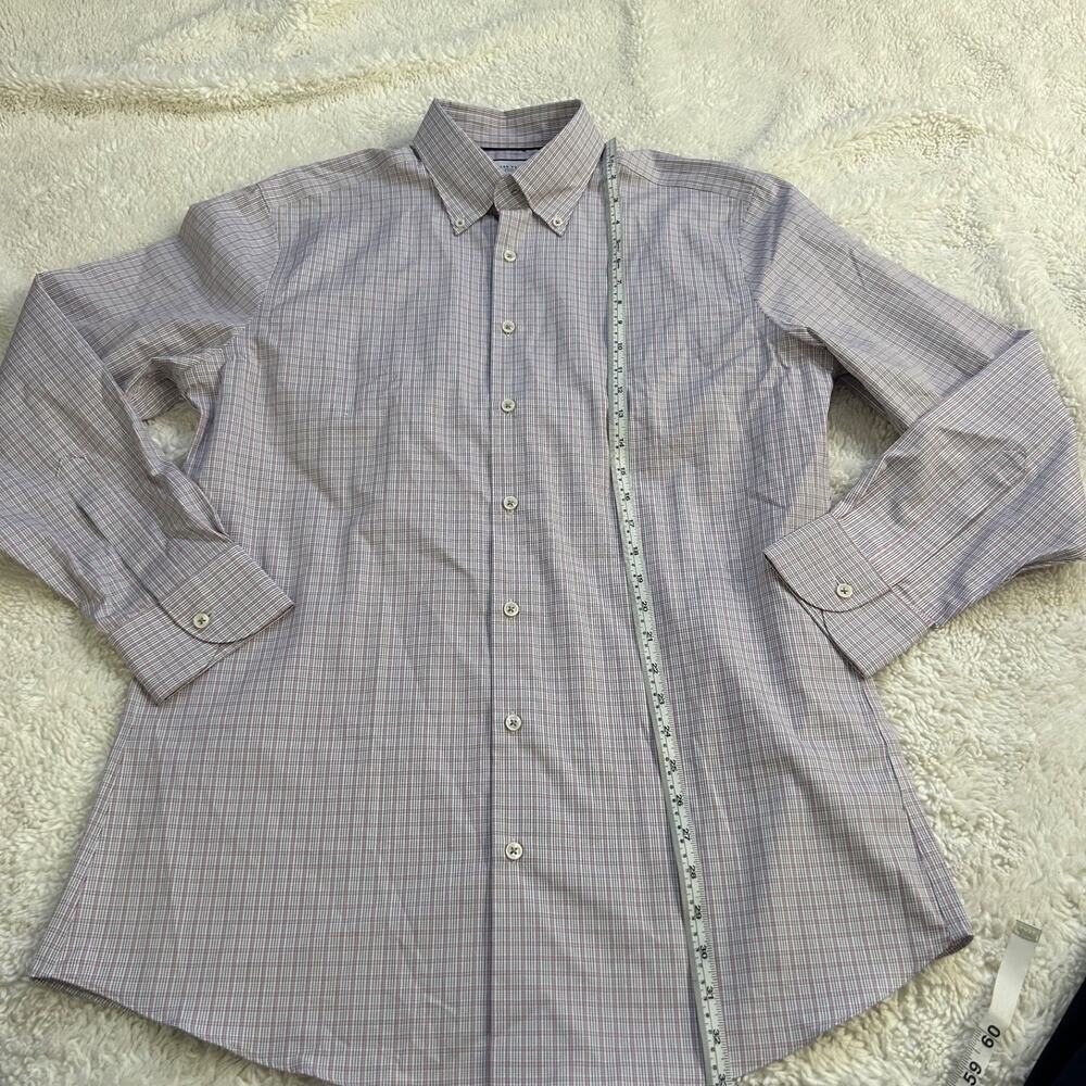 Charles Tyrwhitt Men's Multi-Color Slim Fit Dress Shirt 16.5/35 Business Preppy - Picture 4 of 7
